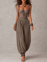 Florence | Bohemian Lace Jumpsuit