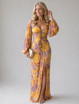 Ellis & Johnson™ | Elegant Dress with V-Neck