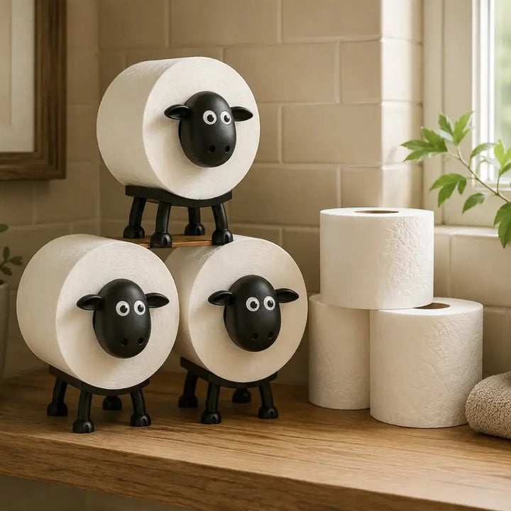 Shaggy Sheep Toilet Roll Holder™ | Give Your Bathroom Character