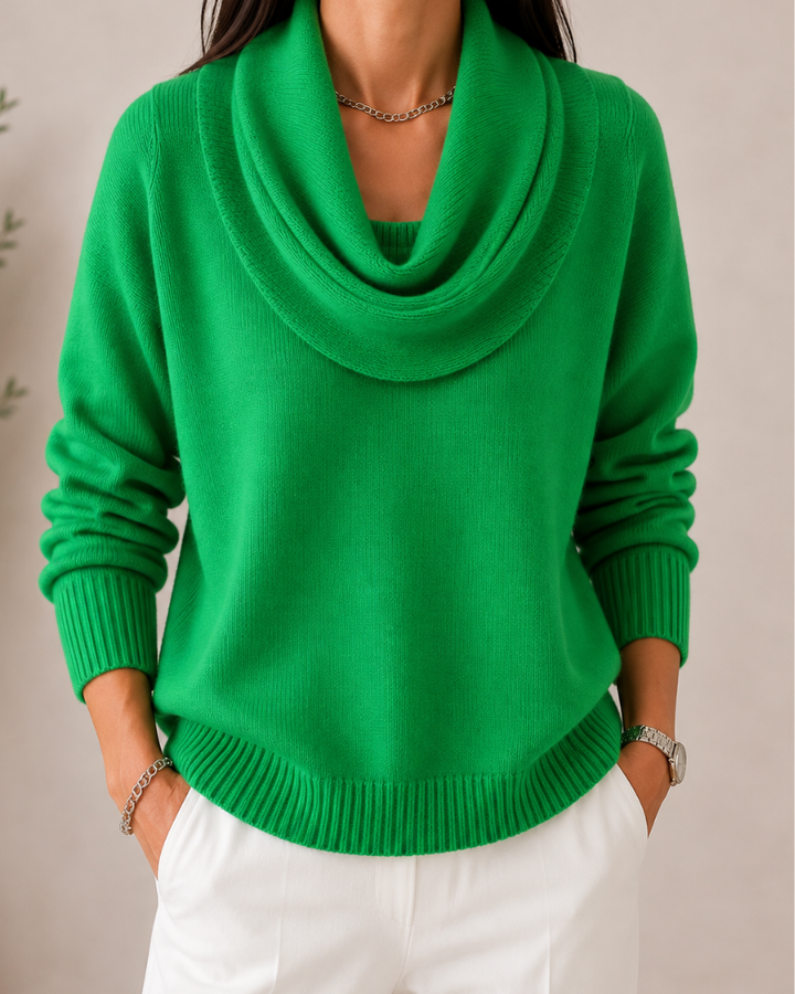 CELINE | COWL NECK JUMPER FOR WOMEN
