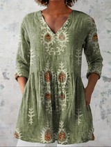 Blair | Long Blouse with Striking Pattern