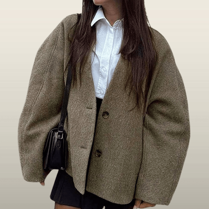 GILDA™ – Classy Long Sleeve Button Down Jacket