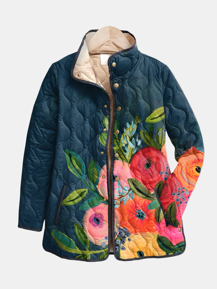 AMAYA | VINTAGE FLORAL JACKET FOR WOMEN