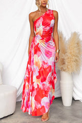 Ellis & Johnson™ | Vibrant Tropical Evening Dress
