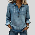 AZALEA | CABLE KNIT COLLARED JUMPER FOR WOMEN