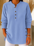 NEVA | BUTTON HENLEY TUNIC
