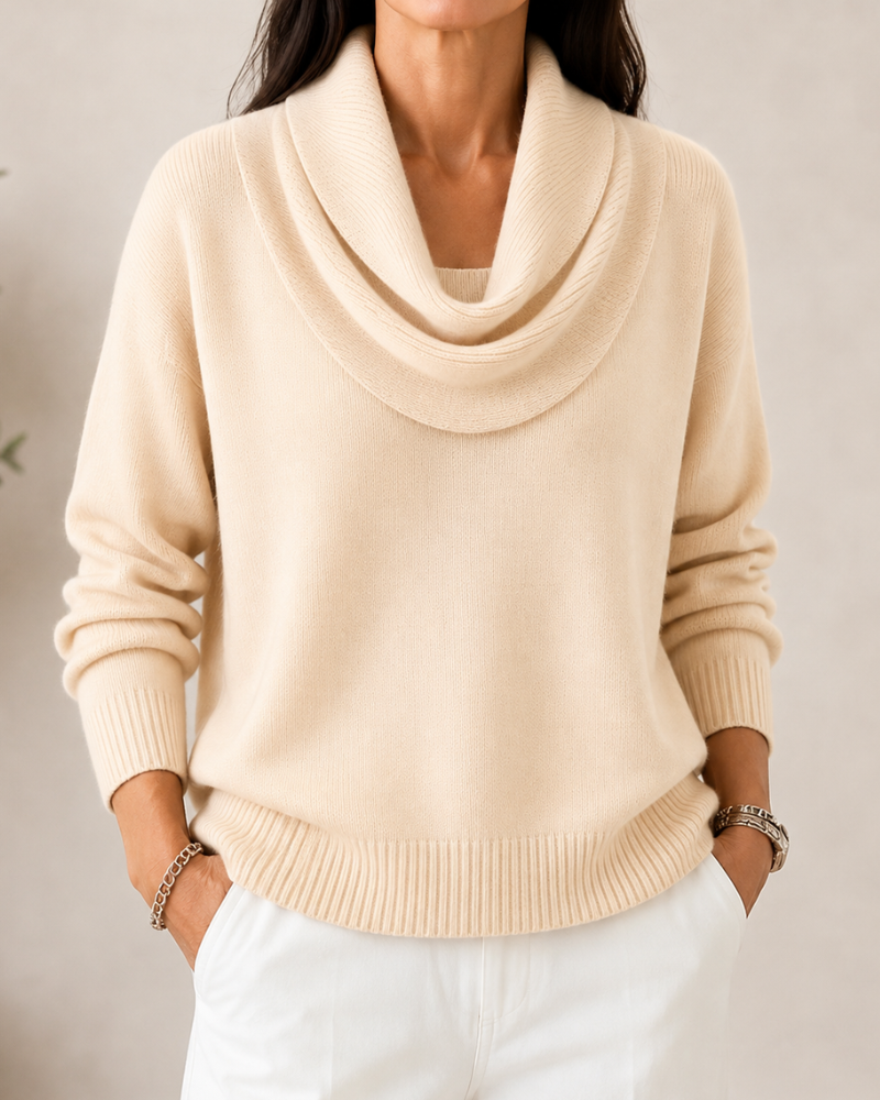 CELINE | COWL NECK JUMPER FOR WOMEN