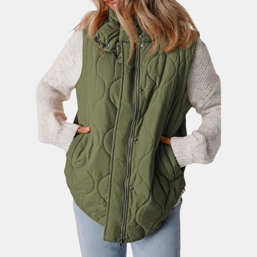 TERESA | QUILTED PUFFER VEST FOR WOMEN