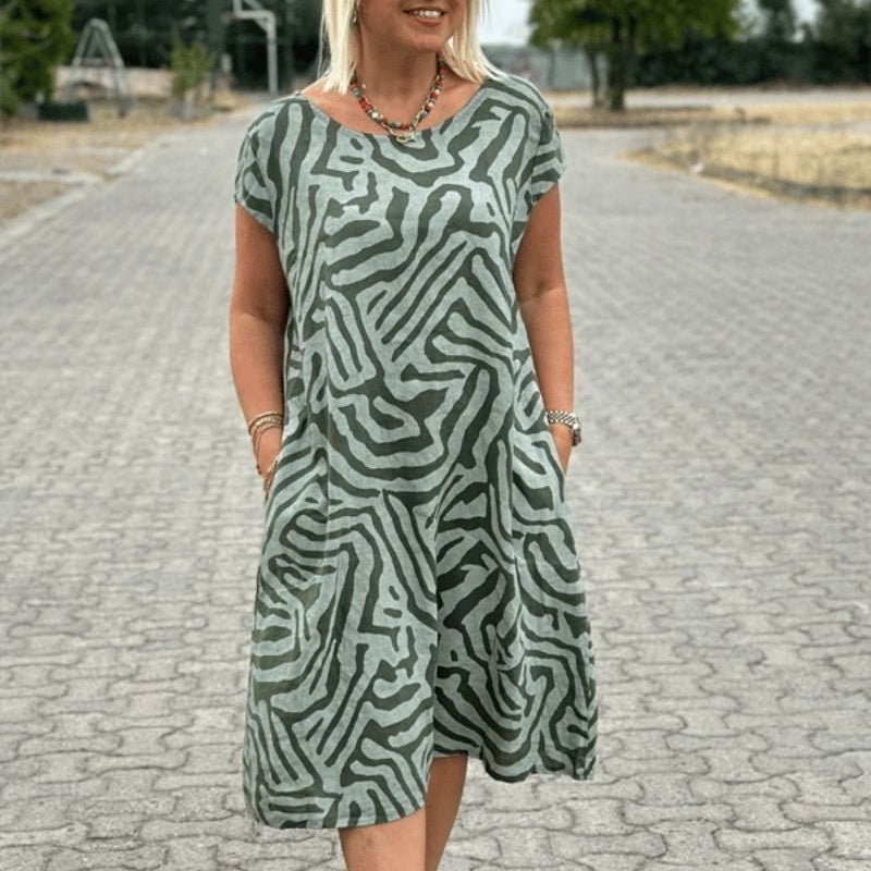 AVANILLE™ | Round Neck Summer Dress