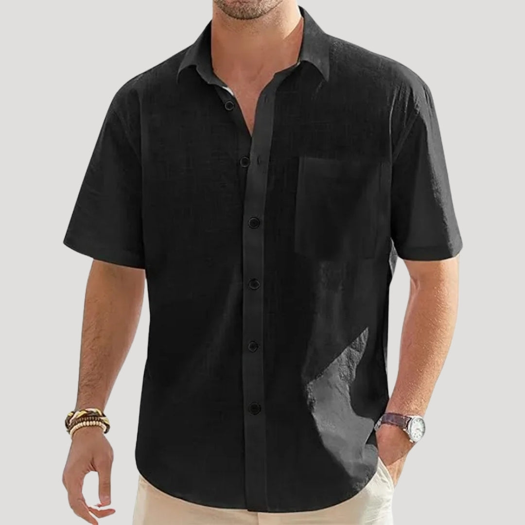Cole | Linen short sleeve shirt