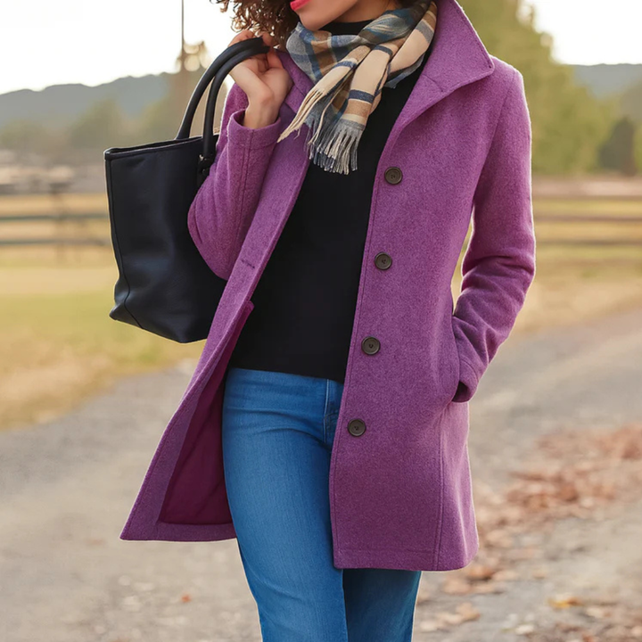 SERENA | HERITAGE BUTTON COAT FOR WOMEN