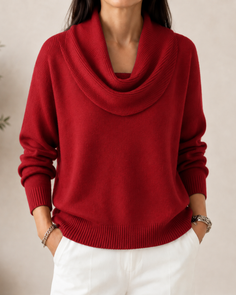 CELINE | COWL NECK JUMPER FOR WOMEN