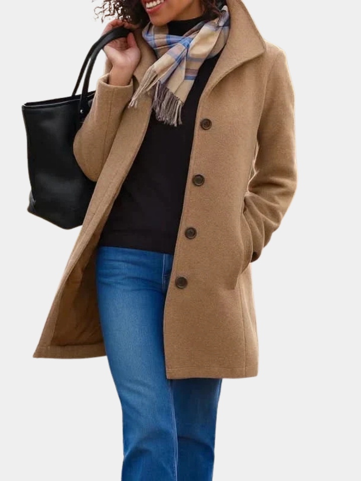 SERENA | HERITAGE BUTTON COAT FOR WOMEN