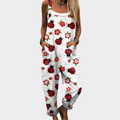Comfortable Printed Dungarees