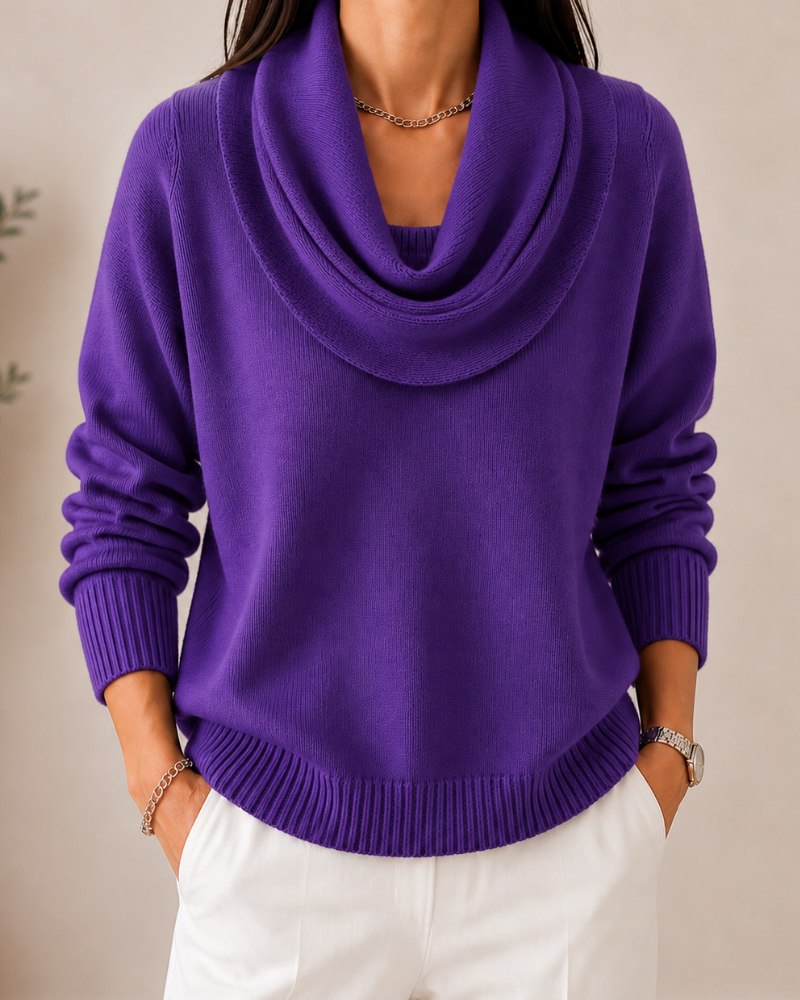 CELINE | COWL NECK JUMPER FOR WOMEN