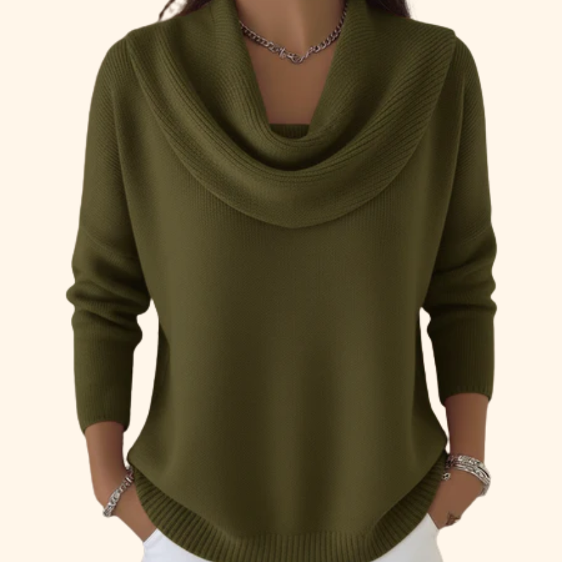 JULIETTE | COWL NECK SWEATER