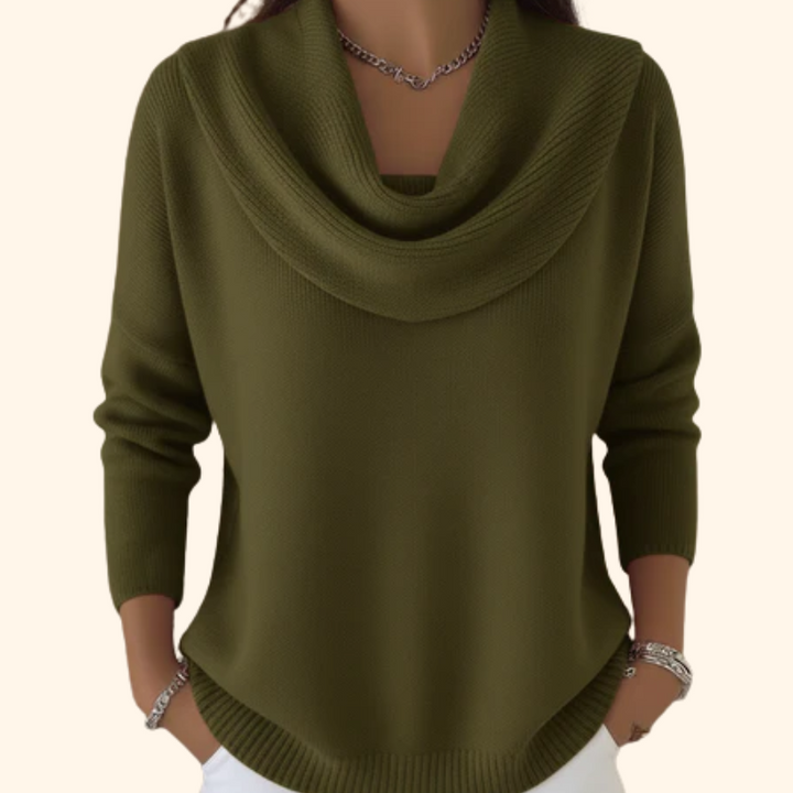 JULIETTE | COWL NECK SWEATER