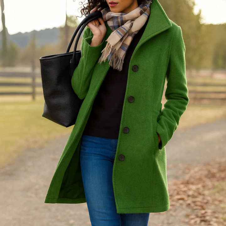 SERENA | HERITAGE BUTTON COAT FOR WOMEN