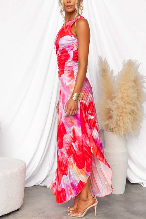 Ellis & Johnson™ | Vibrant Tropical Evening Dress
