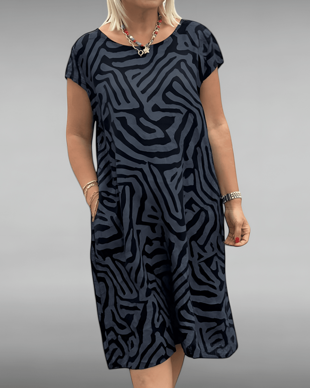 Sarah | Round Neck Dress