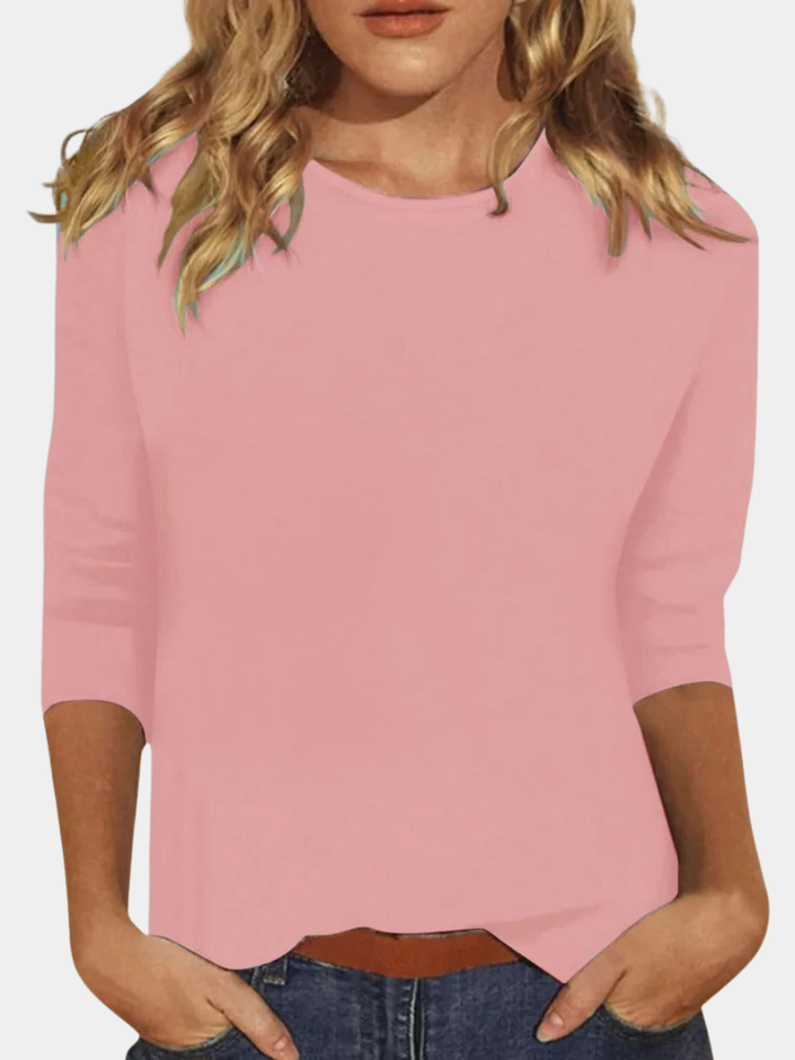 STELLA | CROPPED CREW NECK TOP FOR WOMEN