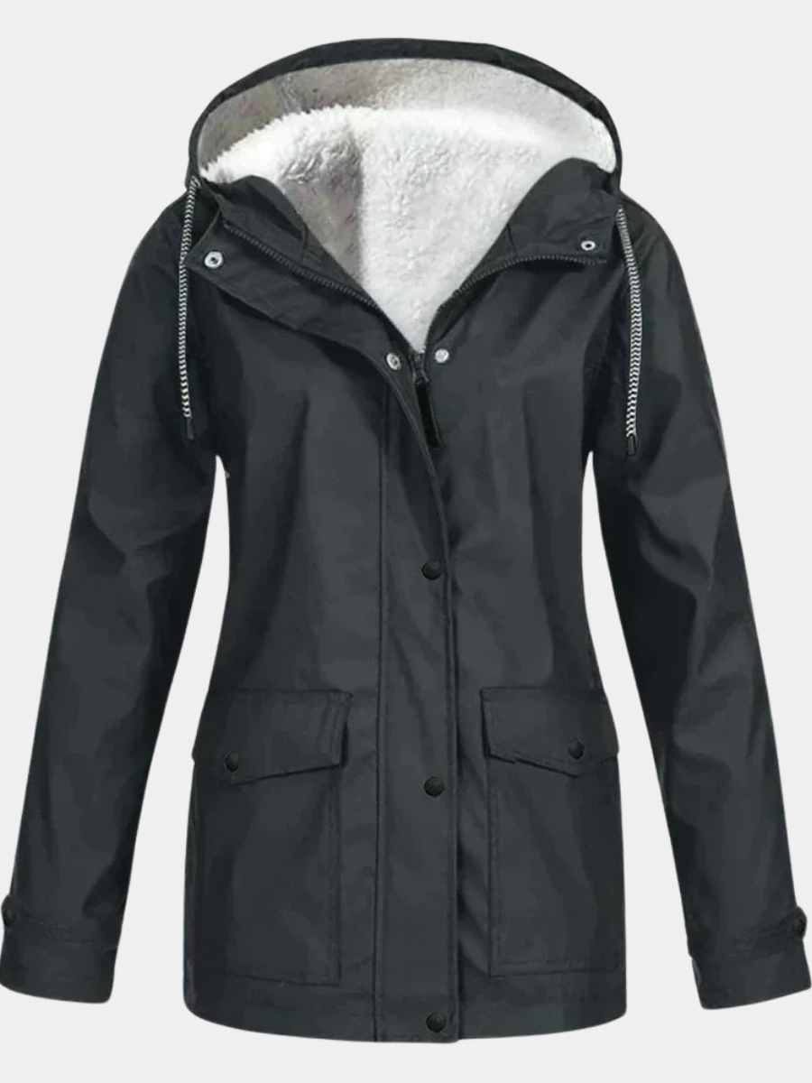 MILA | FLEECE LINED WATER-RESISTANT JACKET FOR WOMEN