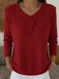 SUNNORA | WARM SWEATER WITH SOFT COLLAR