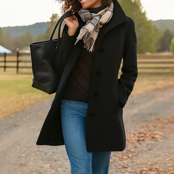 SERENA | HERITAGE BUTTON COAT FOR WOMEN