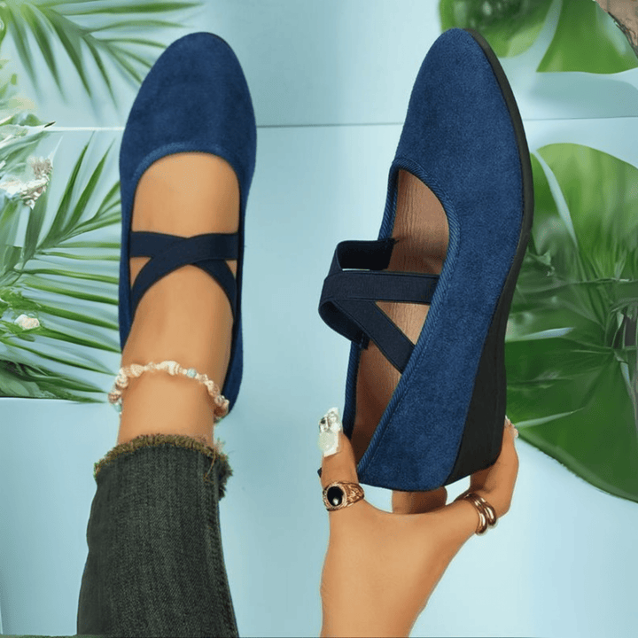 Calerinne | Closed Wedge Ballerina Shoes