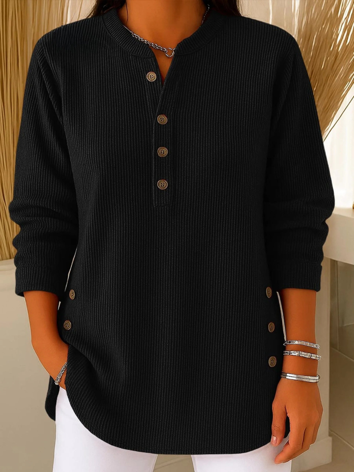 NEVA | BUTTON HENLEY TUNIC
