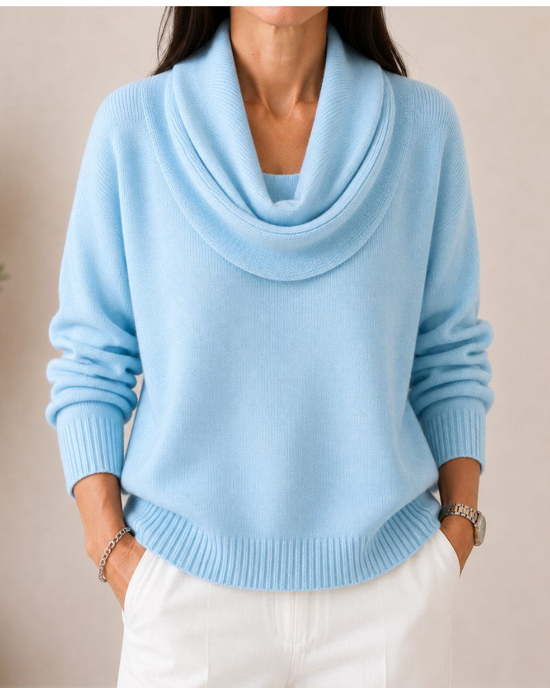 CELINE | COWL NECK JUMPER FOR WOMEN