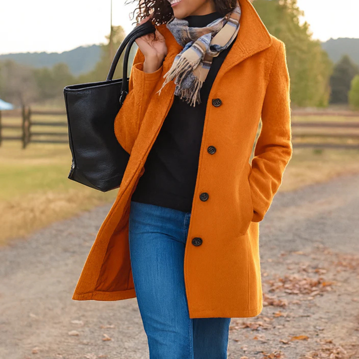 SERENA | HERITAGE BUTTON COAT FOR WOMEN