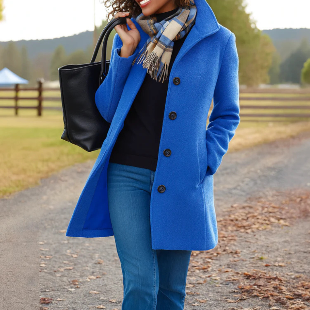 SERENA | HERITAGE BUTTON COAT FOR WOMEN