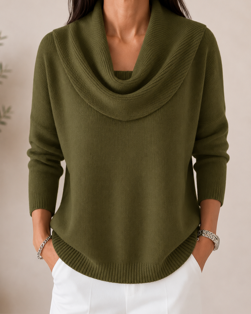 CELINE | COWL NECK JUMPER FOR WOMEN