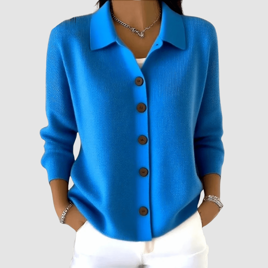 Riah™ | Soft Button-Up Knit Cardigan