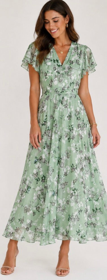 Ellis & Johnson™  | Glamorous Dress with Tummy Coverage