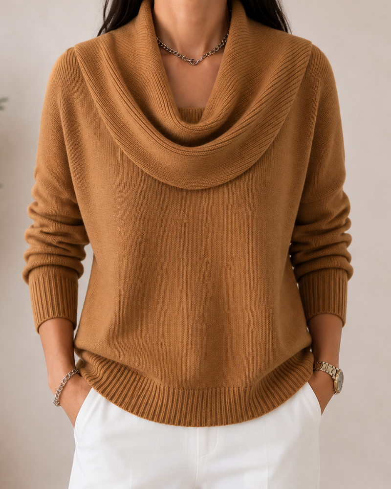 CELINE | COWL NECK JUMPER FOR WOMEN