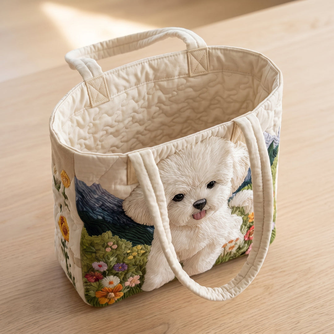 Artisan Quilted Bag - Enchanted Dog