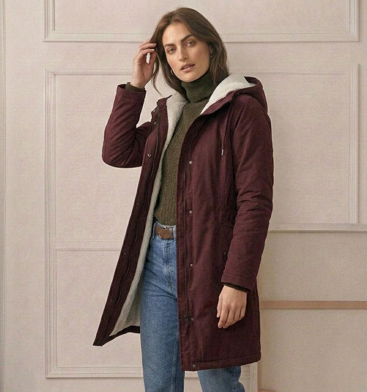MARJORIE | HOODED WEATHER COAT FOR WOMEN