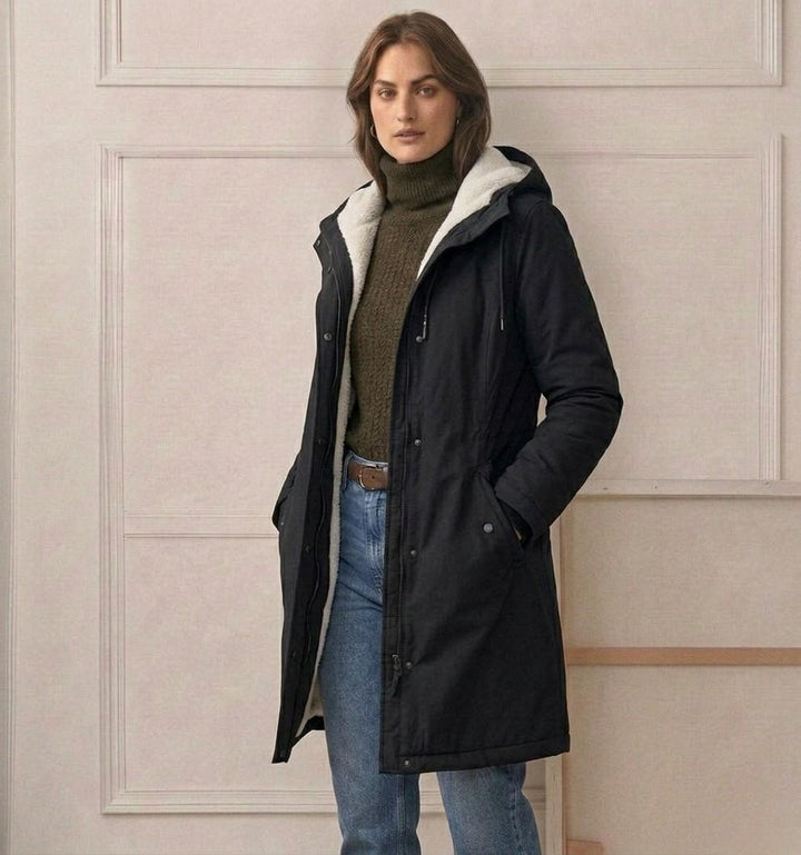 MARJORIE | HOODED WEATHER COAT FOR WOMEN