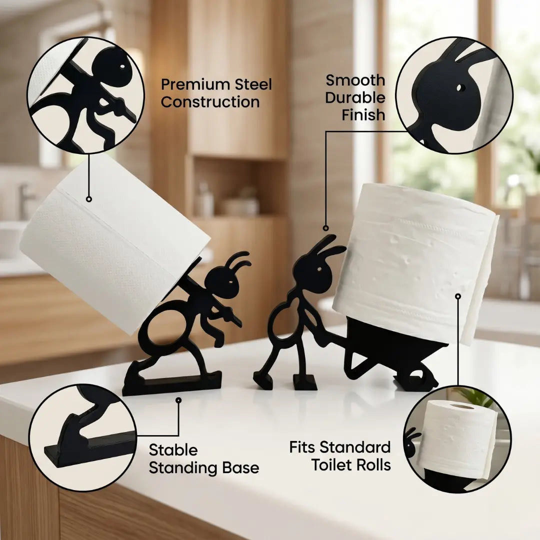 Ant Worker Paper Roll Holder