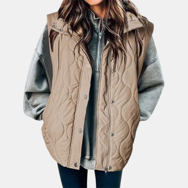 TERESA | QUILTED PUFFER VEST FOR WOMEN