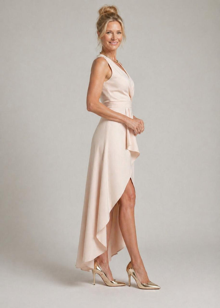 Ellis & Johnson™ | Midi Wrap Dress with V-Neck