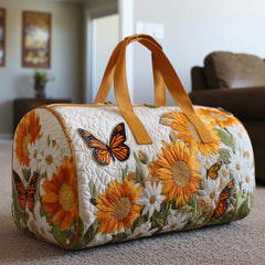 Bright Fields Quilted Duffle Bag