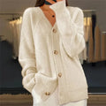 ALIYAH | DIAMOND KNIT BUTTON CARDIGAN FOR WOMEN