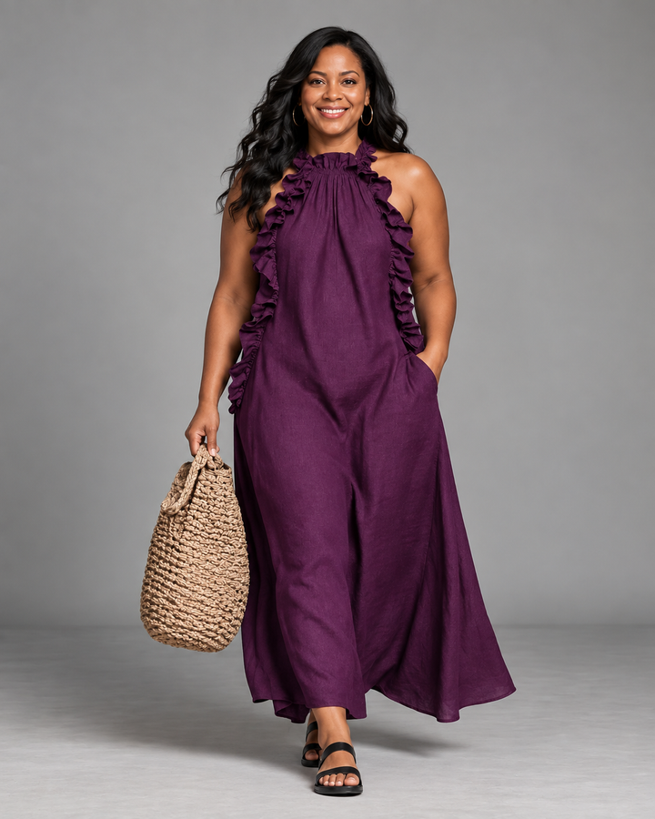 Gwyneth | Ruffled Maxi Dress