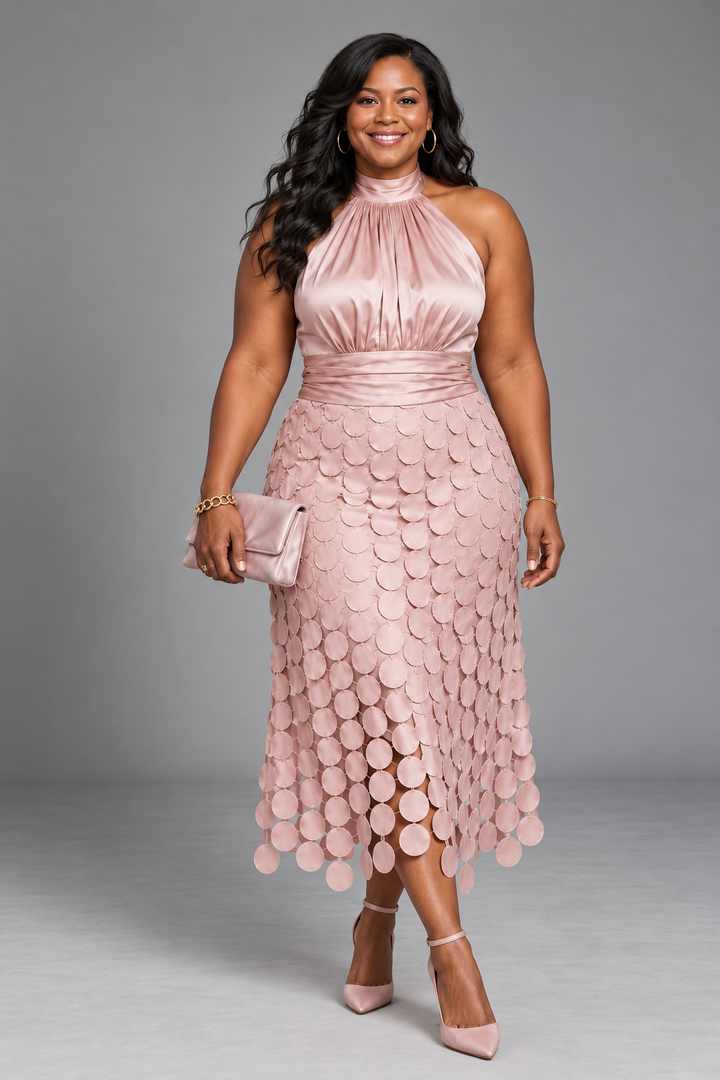Wunmi | Elegant Dress with Bow Detail