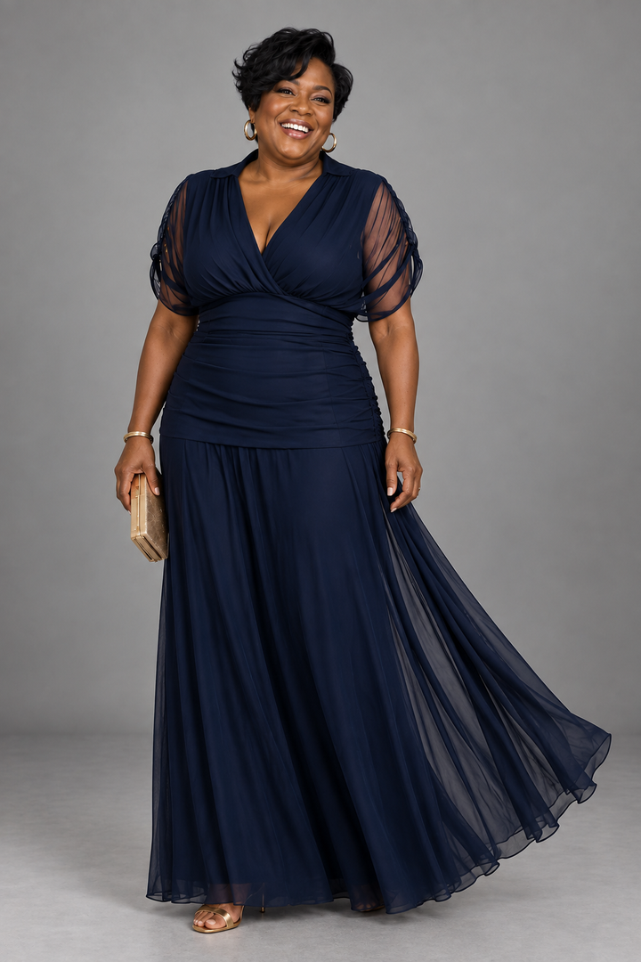 Ifunanya | Pleated Flowing Dress