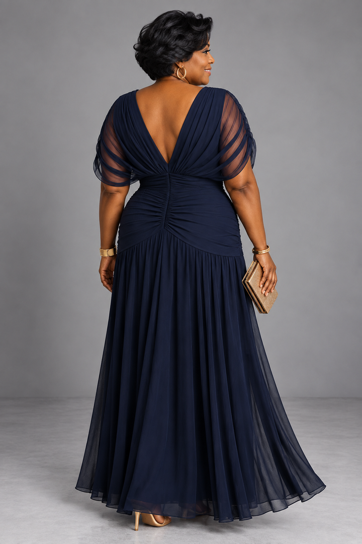 Ifunanya | Pleated Flowing Dress
