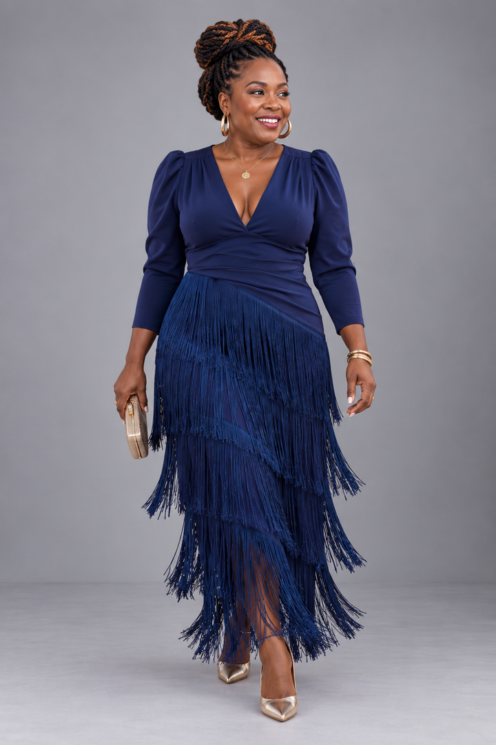 Peju | Fringed Midi Dress